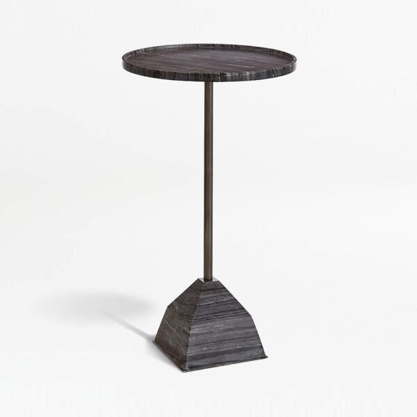 Round Marble High Table