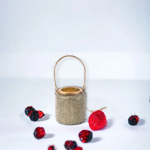 Embellished Glass Hanging T-Light Holders