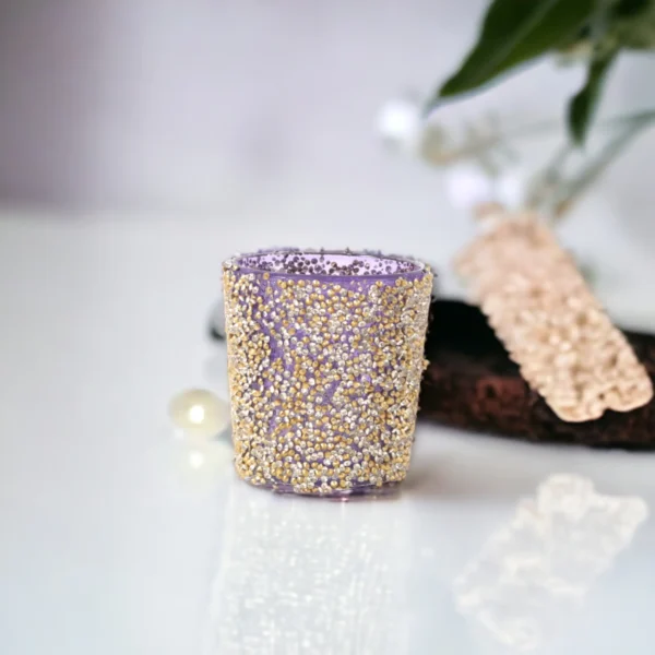 Glass Candle Holder