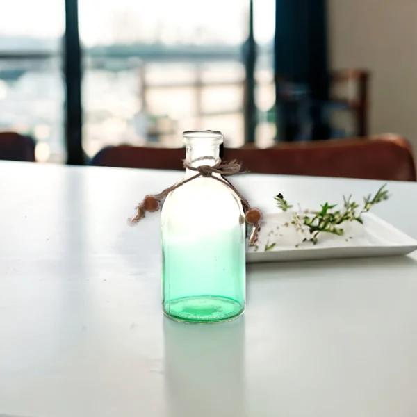 Green Shaded Apothecary Bottle