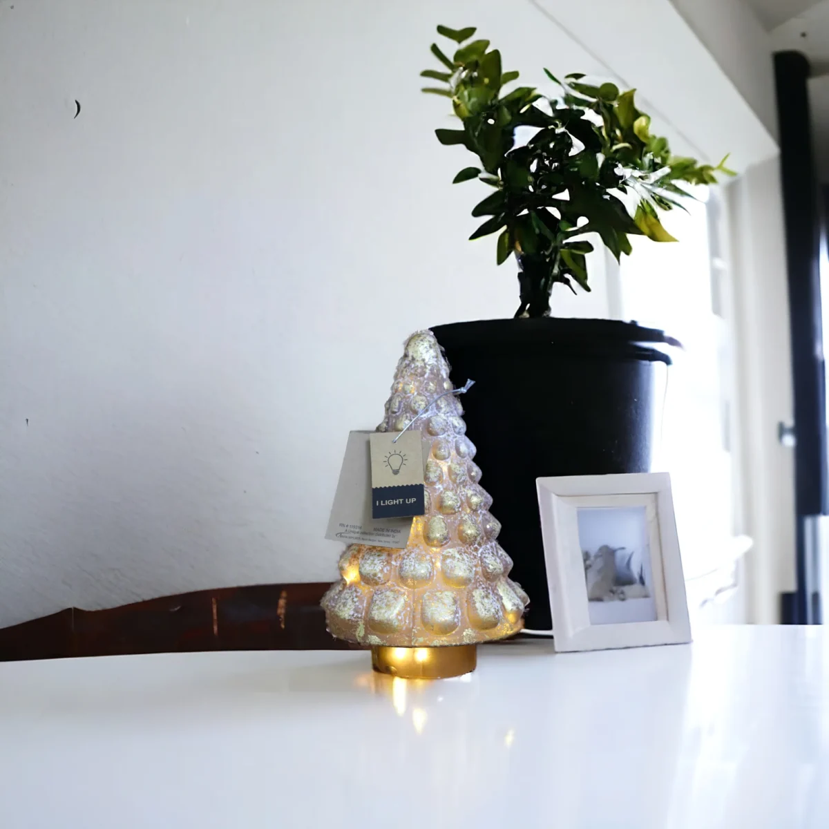 Christmas Tree Glass Figurine