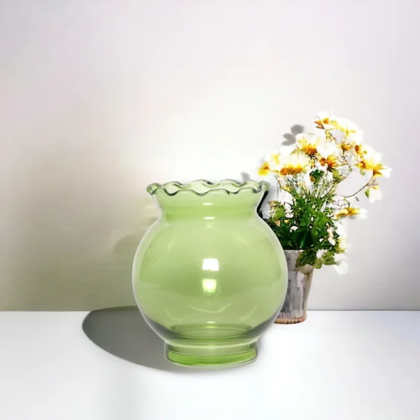 Vintage Lime Green Vase