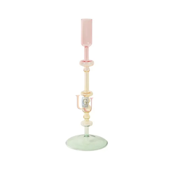 Glass Taper Candle Holder