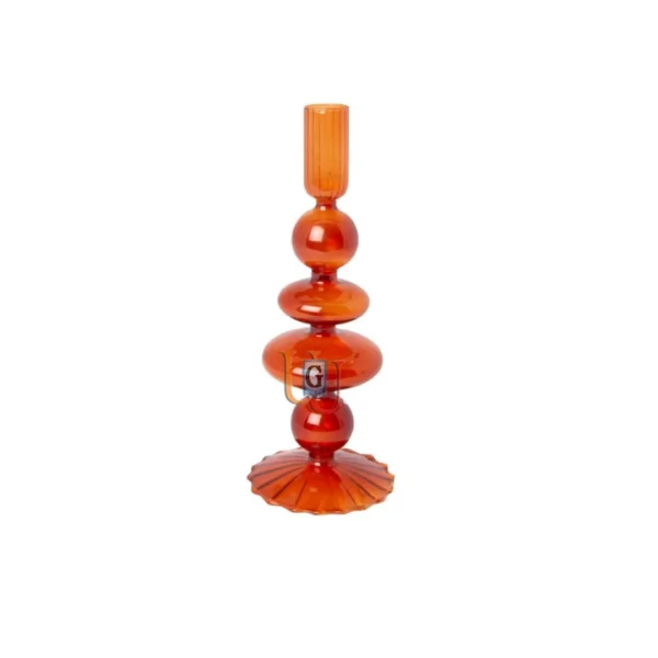 Glass Taper Candle Holder