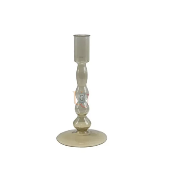 Glass Taper Candle Holder