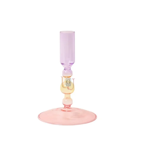 Glass Taper Candle Holder
