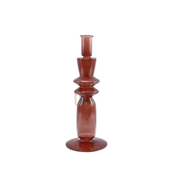 Glass Taper Candle Holder