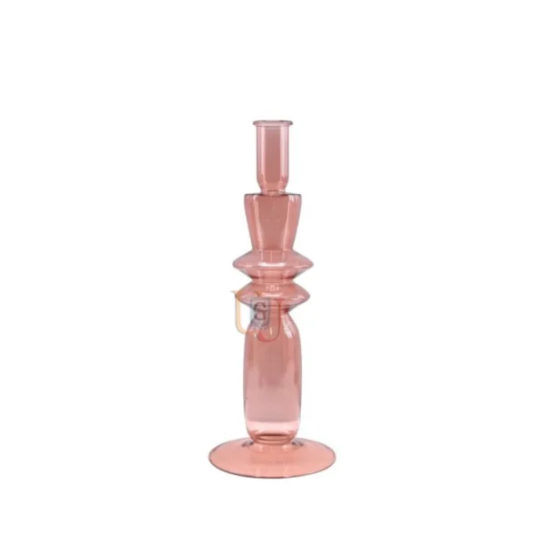 Glass Taper Candle Holder