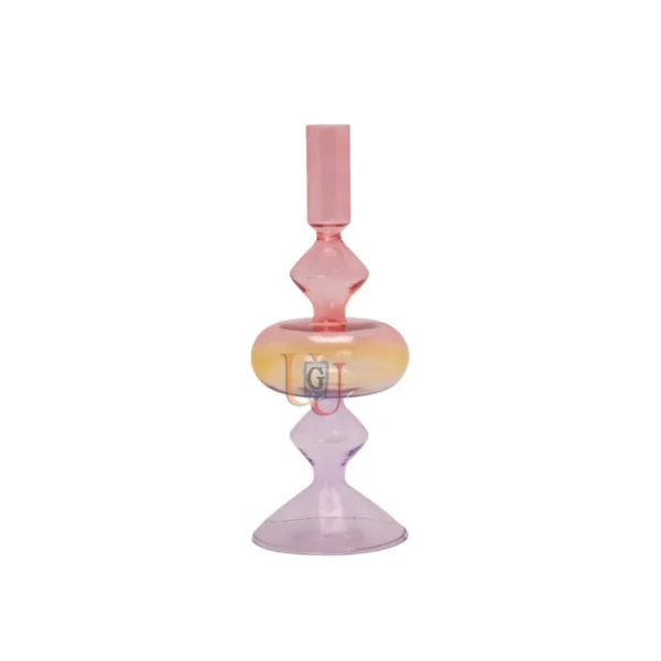 Glass Taper Candle Holder