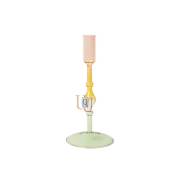 Glass Taper Candle Holder