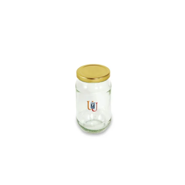 100 ML Round Glass Jar With Lid - Fully Transparent