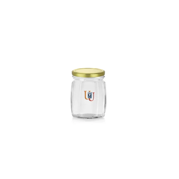 120 ML Crown Glass Jar With Lid - Fully Transparent