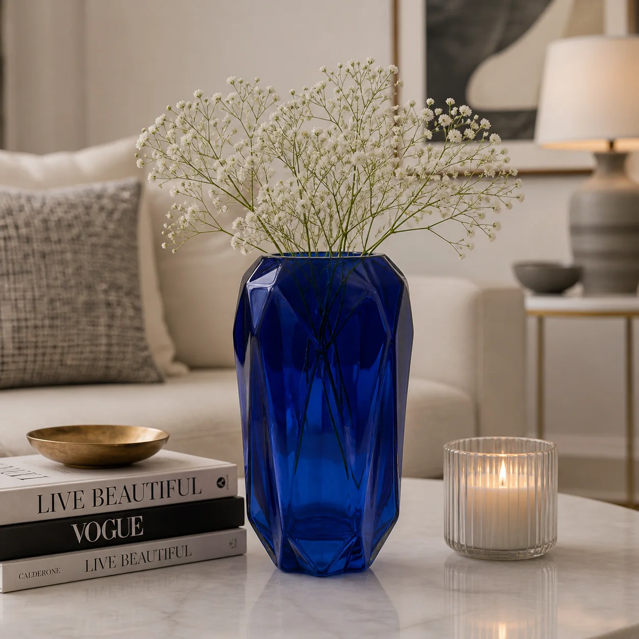 ChatGPT Image May 2, 2026, 02_56_40 PM Sapphire Prism Glass Vase - Image 1
